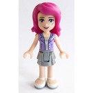 LEGO Livi, Friends, Plat Argent Layered Skirt, Medium Lavender Vest