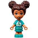 LEGO Liz med Rainbow Top Minifigur