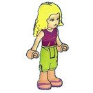 LEGO Liza with Magenta Top Minifigure