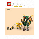 LEGO Lloyd en Arin's Ninja Team Mechs 71794 Instructions