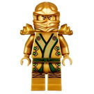 LEGO Lloyd - Golden Ninja with Shoulder Armor and Gold Head Minifigure