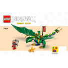 LEGO Lloyd's Green Forest Dragon Set 71829 Instructions