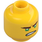 LEGO Lloyd с тен коса Минифигурка Глава (Вдлъбната плътна шпилка) (3626 / 33869)