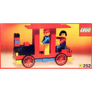 LEGO Locomotive with driver and passenger 252-1