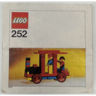 LEGO Locomotive with driver and passenger 252-1 Istruzioni