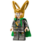 LEGO Loki s Pearl Dark Šedá Oblek a Pryž Plášť Minifigurka