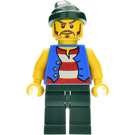 LEGO Loot Island Pirate avec Bleu Gilet Minifigurine