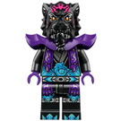 LEGO Lord Ras with Dark Pink Markings with Dark Purple Robe and Shoulder Armor Minifigure