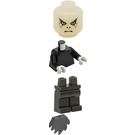 LEGO Lord Voldemort Minifiguur met Glow in the dark hoofd en Donker steengrijs cape