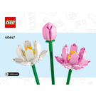 LEGO Lotus Flowers Set 40647 Instructions