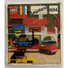 LEGO Low-Loader Truck with Forklift Set 684 Instructions