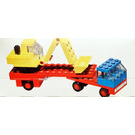 LEGO Low loader mit excavator 649-1