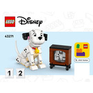 LEGO Lucky & Penny 101 Dalmatians Puppies Set 43271 Instructions