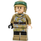 LEGO Luke Skywalker - Tmavě žlutohnědá Endor Výstroj Minifigurka