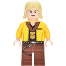 LEGO Luke Skywalker с Celebration Облекло и Бяло Pupils Минифигурка