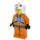 LEGO Luke Skywalker con Pilota Vestito Minifigure (Fianchi grigio scuro)