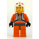 LEGO Luke Skywalker s Pilot Výstroj Minifigurka (Tmavě kamenně šedé boky)