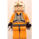 LEGO Luke Skywalker jossa Lentäjä Asu Minihahmo (Vaalea ihonvärinen pää)