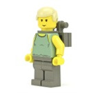 LEGO Luke Skywalker avec Vert Sable Tank Haut et Sac à dos Minifigurine