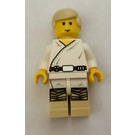 LEGO Luke Skywalker mit Tatooine Outfit mit Beige Beine und Gelb Kopf mit Printed Der Rücken Minifigur