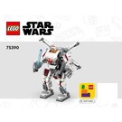 LEGO Luke Skywalker X-wing Mech  75390 Anweisungen