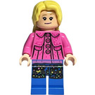 LEGO Luna Lovegood con Dark Rosa Chaqueta y Pelo largo  Minifigura