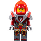 LEGO Macy with Neon Reddish Orange Visor and Silver Armor Minifigure