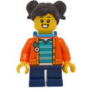 LEGO Madison - Orange Coat and Backpack Minifigure