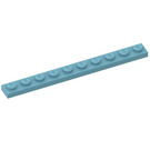 LEGO Maersk Blue Plate 1 x 10 (4477)