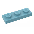 LEGO Maersk Blue Plate 1 x 3 (3623)