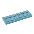 LEGO Maersk Blue Plate 2 x 6 (3795)