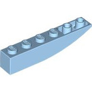 LEGO Maersk Blue Slope 1 x 6 Curved Inverted (41763 / 42023)