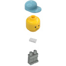 LEGO Maersk Line Container Lorry Driver with Torso Sticker Minifigure