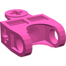LEGO Magenta Ball Connector with Perpendicular Axleholes and Vents and Side Slots (32174)