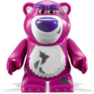 LEGO Magenta Bear (Standing) avec Purple Eyebrows et Nose