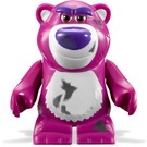 LEGO Magenta Orso (Standing) con Viola Eyebrows e Naso