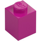 LEGO Magenta Brick 1 x 1 (3005 / 30071)