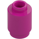 LEGO Magenta Stein 1 x 1 Rund mit offener Noppe (3062 / 35390)