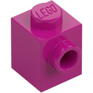 LEGO Magenta Brick 1 x 1 with Stud on One Side (87087)