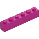 LEGO Magenta Kostka 1 x 6 (3009 / 30611)