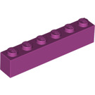 LEGO Magenta Backstein 1 x 6 (3009 / 30611)