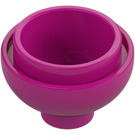 LEGO Magenta Steen 2 x 2 Rond Dome Omgekeerd (15395)