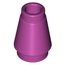 LEGO Magenta Cone 1 x 1 with Top Groove (28701 / 59900)
