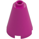 LEGO Magenta Cone 2 x 2 x 2 (Open Stud) (3942 / 14918)