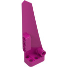 LEGO Magenta Buet Panel 5 Venstre (64681)