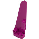 LEGO Magenta Curved Panel 6 Right (64393)