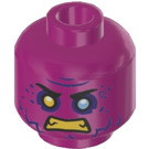 LEGO Magenta Dogan Minifigure Head (Recessed Solid Stud) (3274)