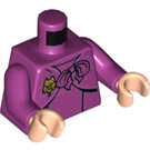 LEGO Magenta Dolores Umbridge dans Magenta Robe Minifigurine Torse (973 / 76382)