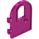 LEGO Magenta Door 1 x 4 x 6 with Window (64390)