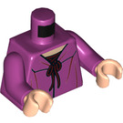 LEGO Magenta Ginny Weasley Minifig Torso (76382)